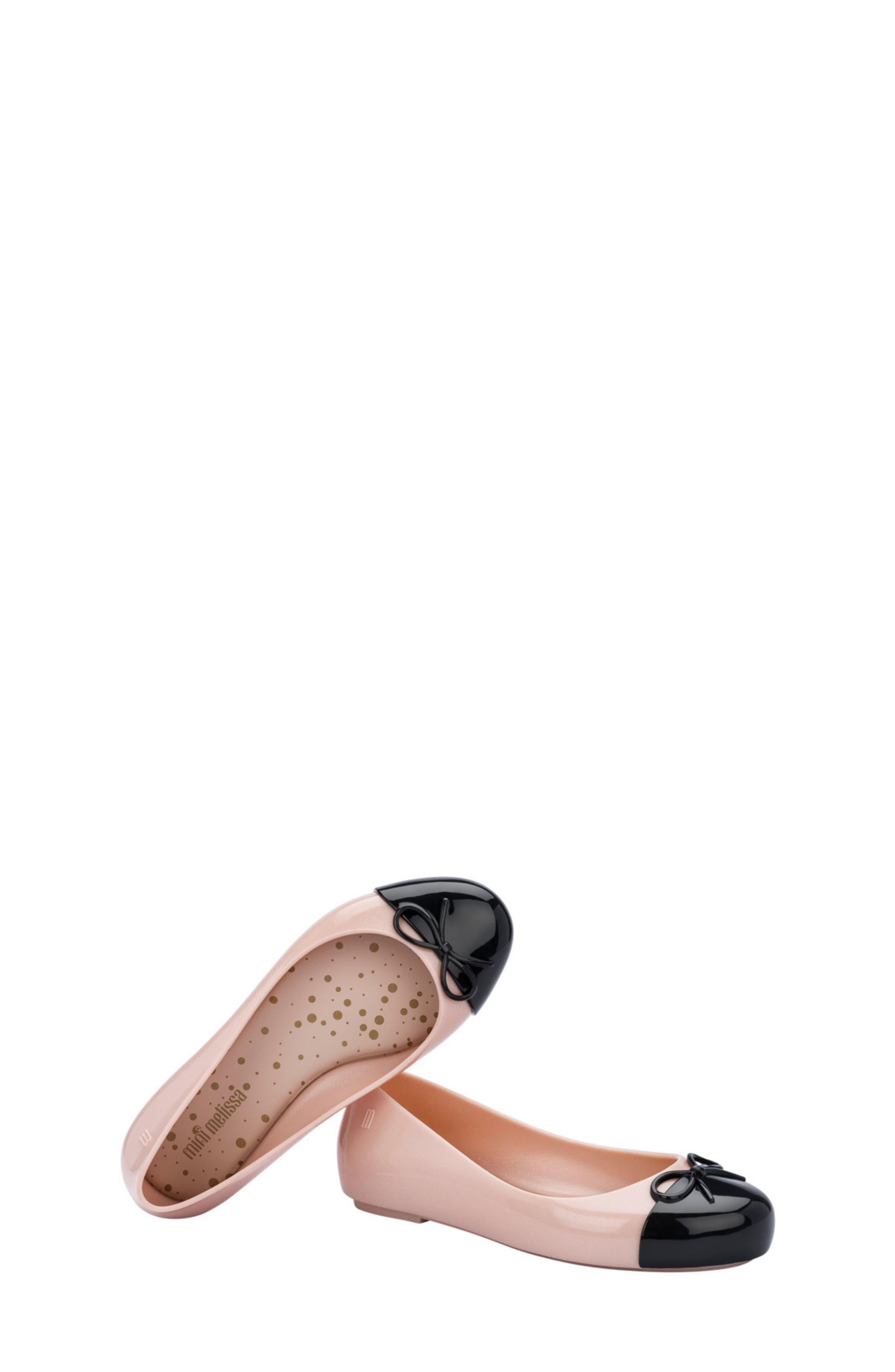 Sweet Love Flat, Alternate, color, GLITTER ROSE/ BLACK