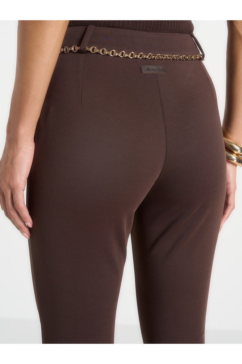 Una Capri Leggings, Alternate, color, Brown