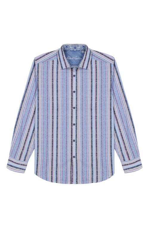 Robert Graham Drakeswood Long Sleeve Button Down Shirt In Blue