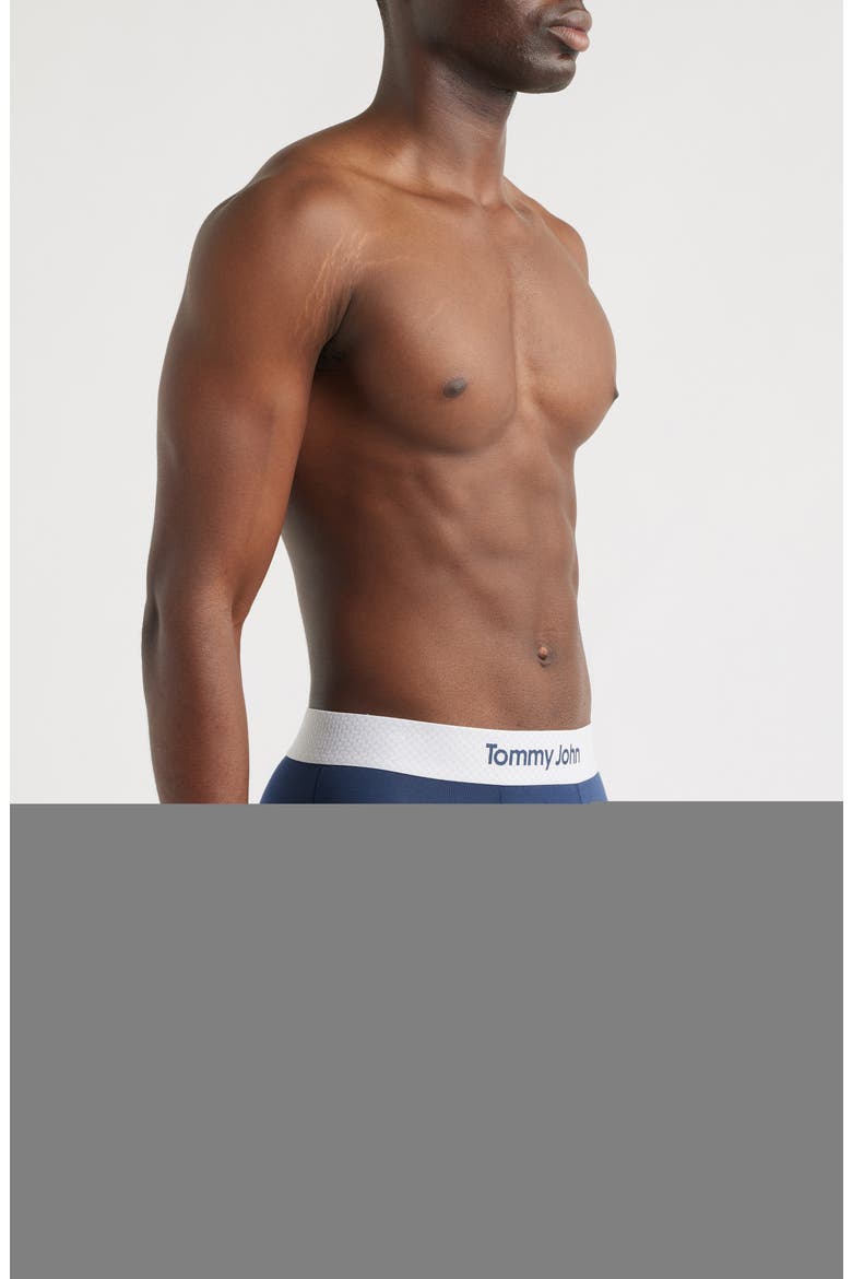 Second Skin 6-Inch Golf Ball Waistband Stretch Modal Boxer Briefs, Alternate, color, DRESS BLUES GOLF BALL WB