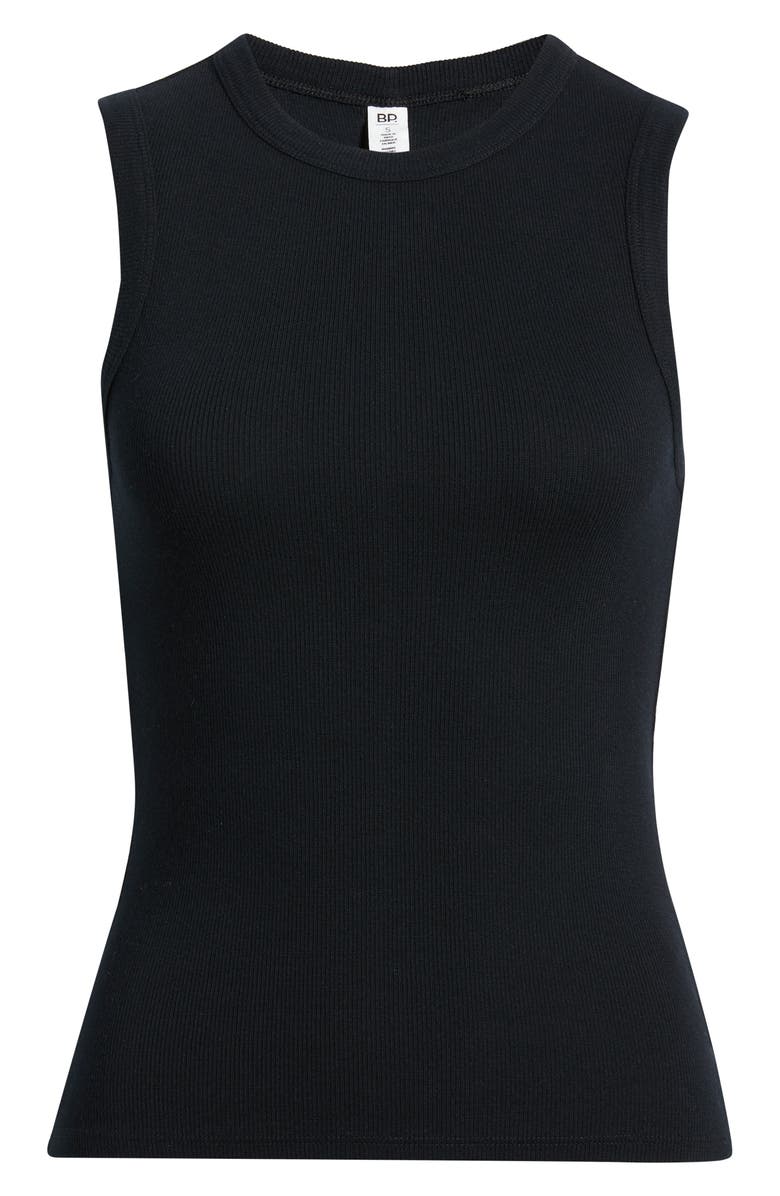 BP. Crewneck Rib Tank, Main, color, Black