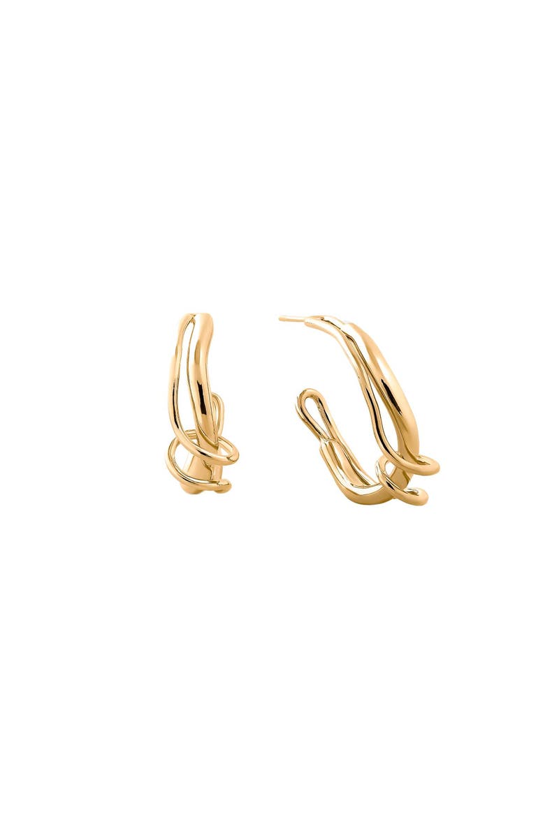 PIERETTI Claudette Hoops, Main, color, Gold Plate