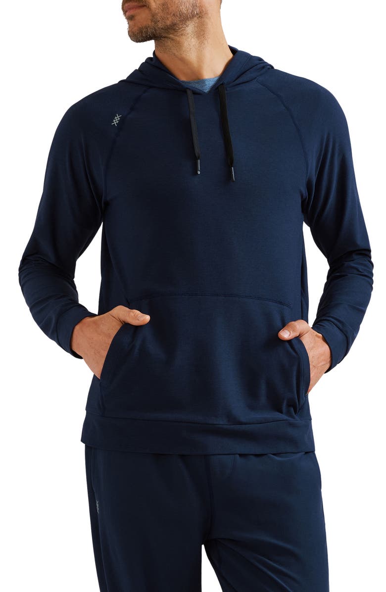 Rhone Atmosphere Midweight Hoodie, Main, color, Navy