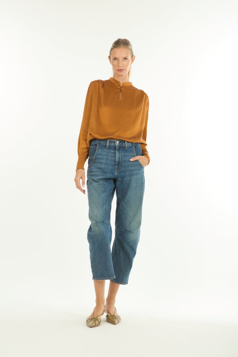 Arden Blouse, Alternate, color, Butter Scotch Orange