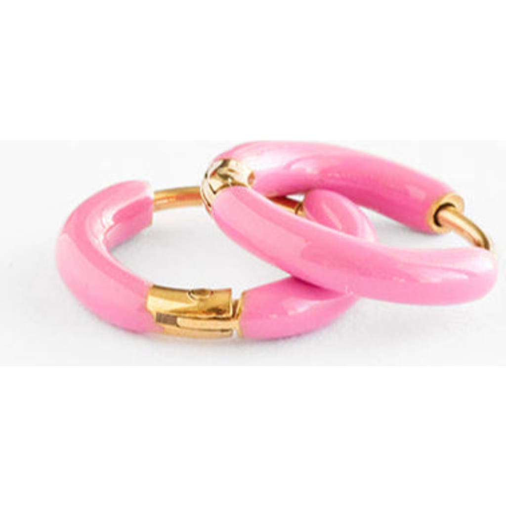 Pip Pop Enamel Hoop Earrings