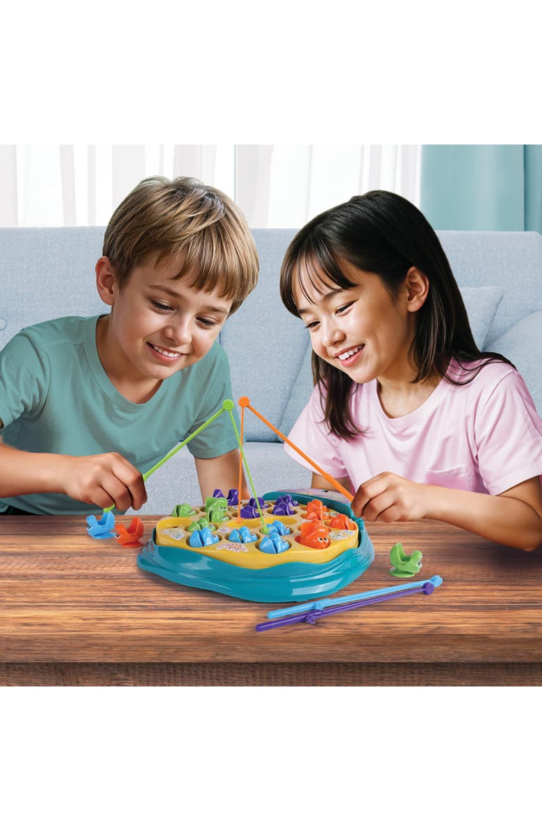 Ambassador Games The Fishing Game Dinosaur Edition, Animated Catching Game, Alternate, color, Multicolored