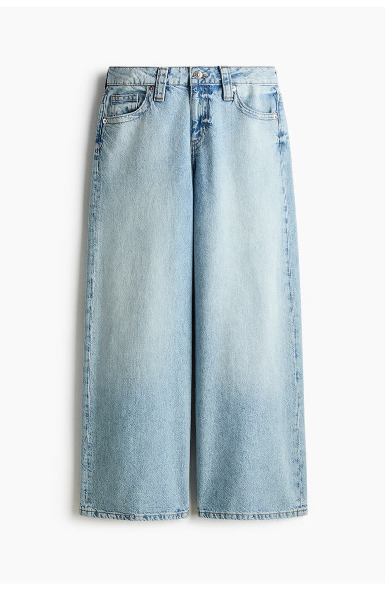 H&M Baggy Wide Low Waist Jeans, Main, color, 