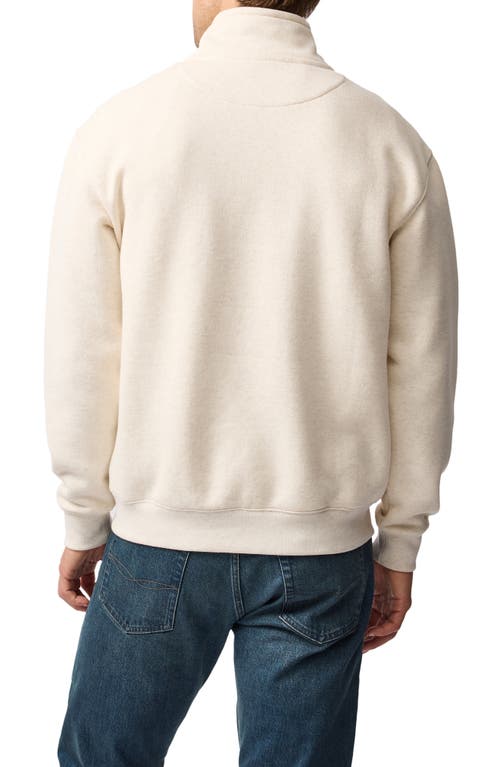Rodd & Gunn Rodd& Gunn Gunner's Track Quarter Zip Sweatshirt In Neutral