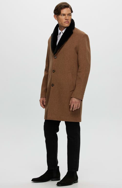 Gorski Loro Piana Wool Coat In Brown