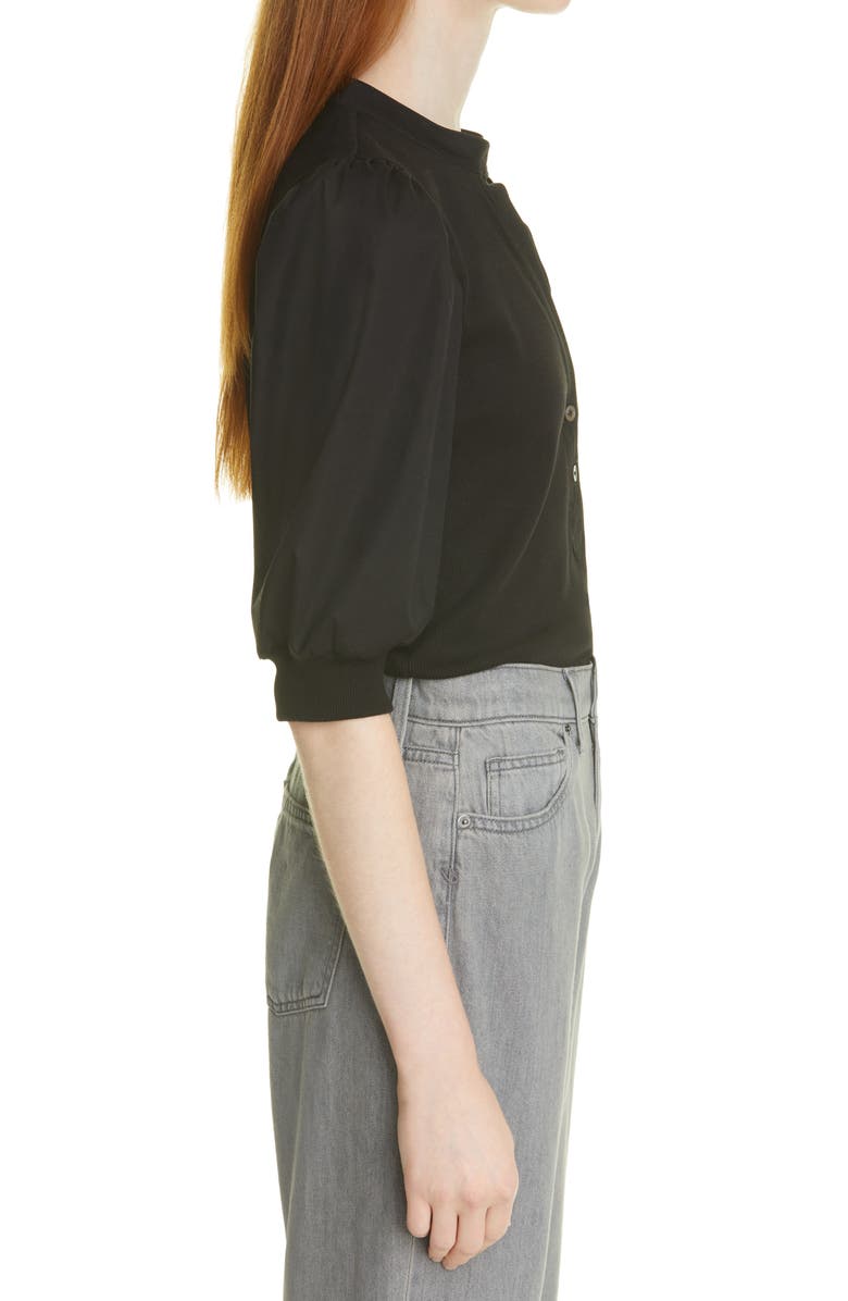 Veronica Beard Coralee Front Button Blouse, Alternate, color, 