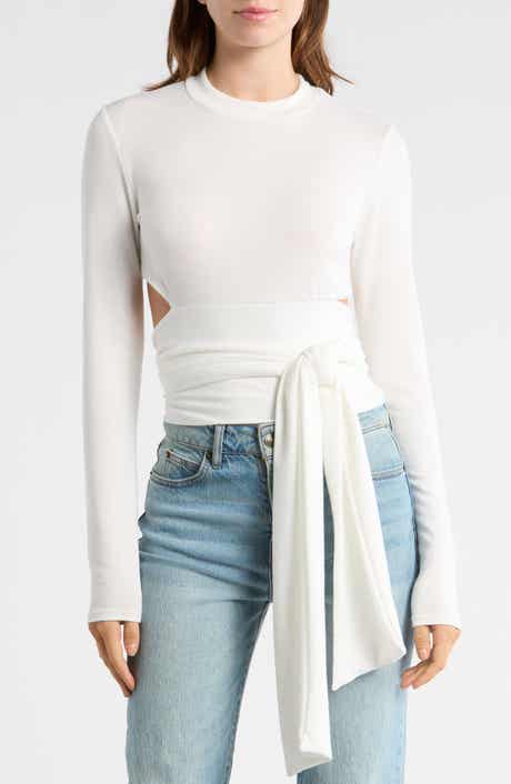 GO COUTURE Tie Back Top