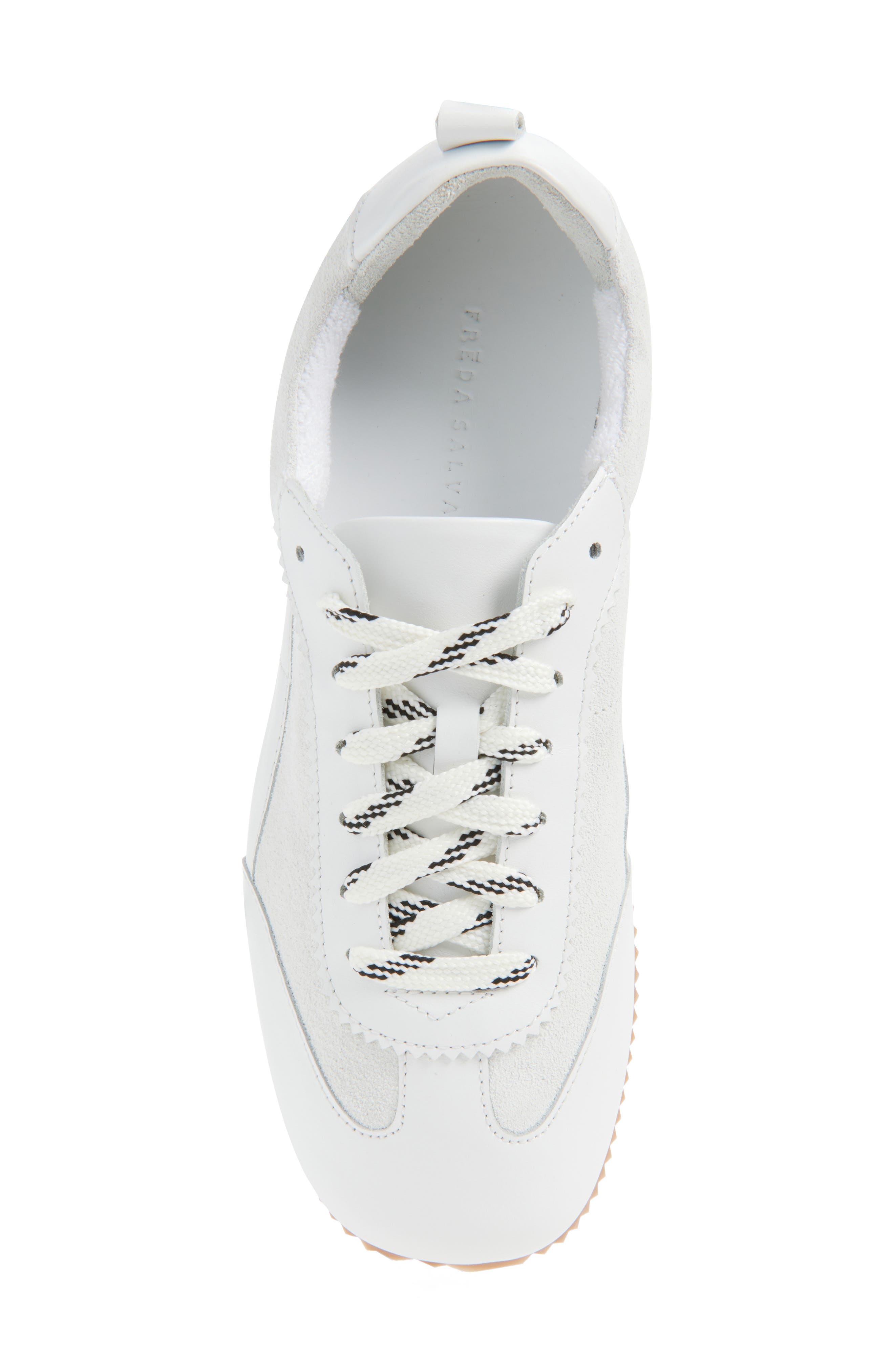 Freda Salvador Minnie Ballet Sneaker, Alternate, color, Milk Calf Combo