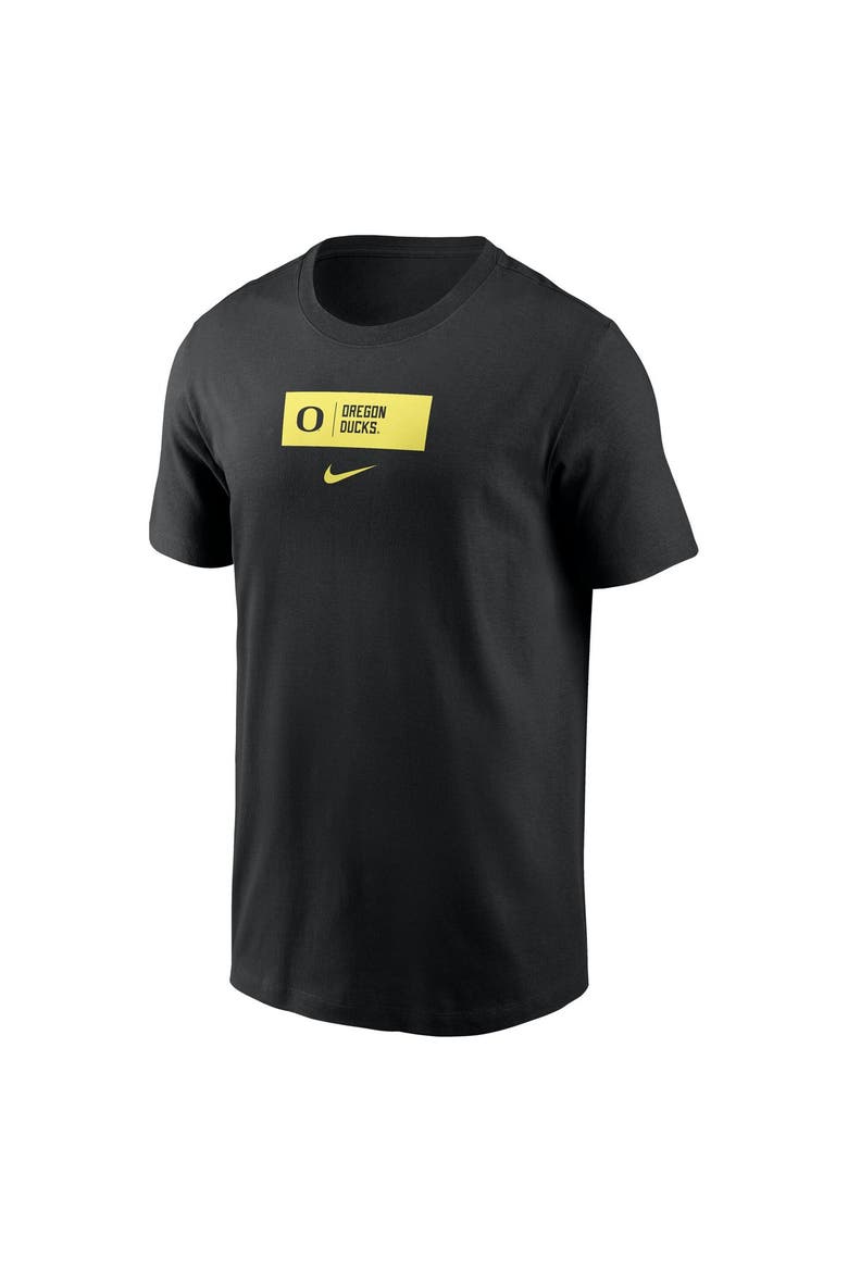 Men's Nike Black Oregon Ducks Primetime Crew T-Shirt, Alternate, color, Black