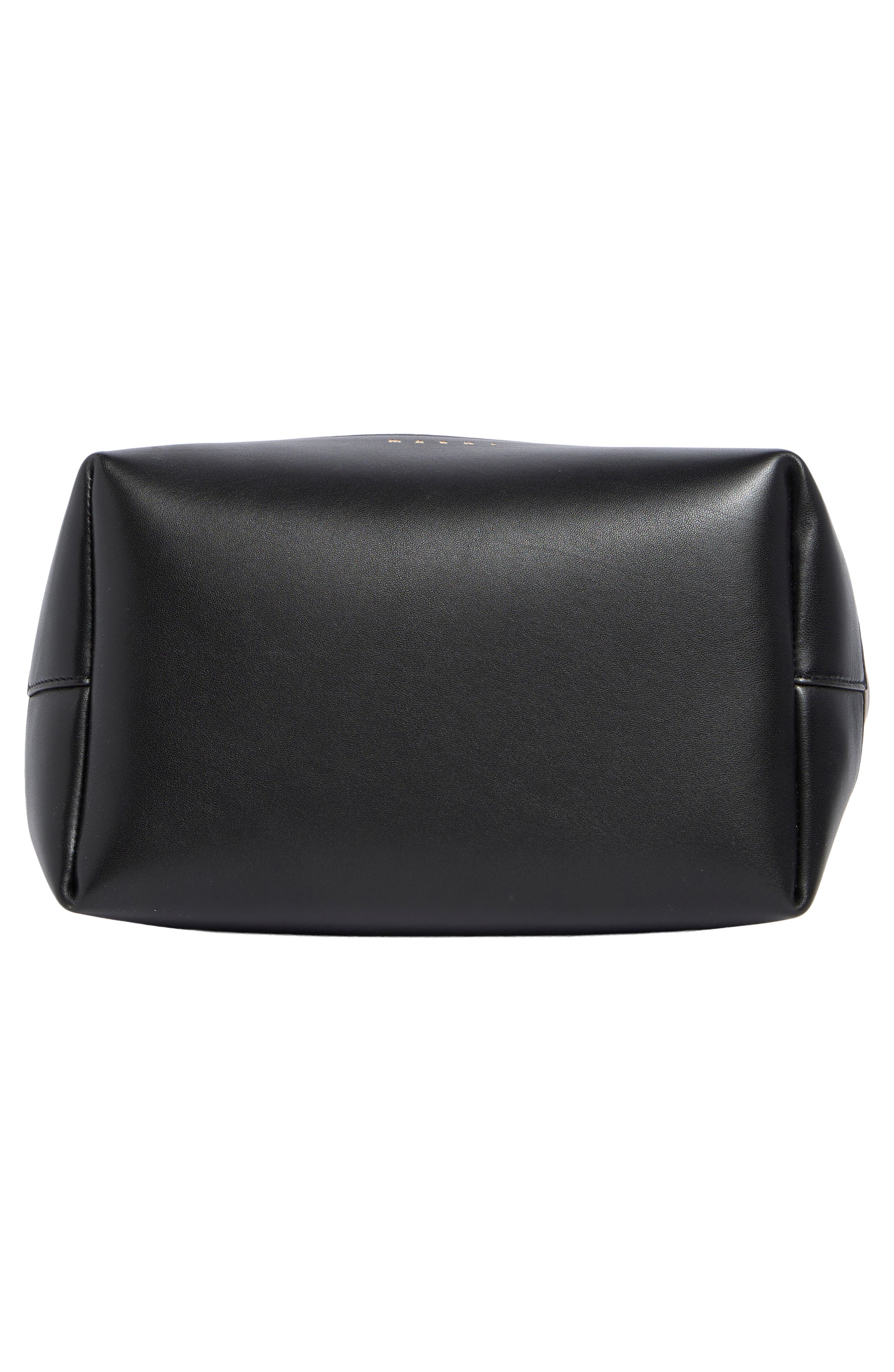 Small Pod 2.0 Colorblock Lambskin Leather Tote, Alternate, color, BARK/ SUDAN/ BLACK