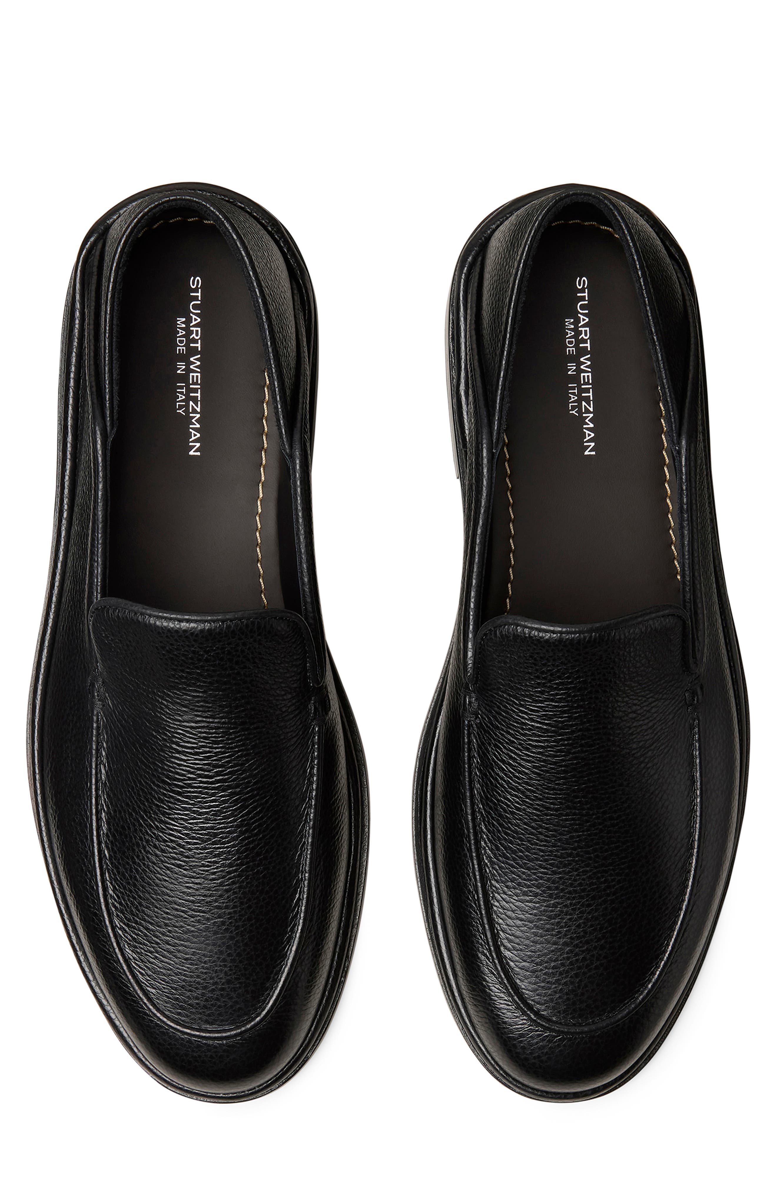 Stuart Weitzman Charley Loafer, Alternate, color, Black