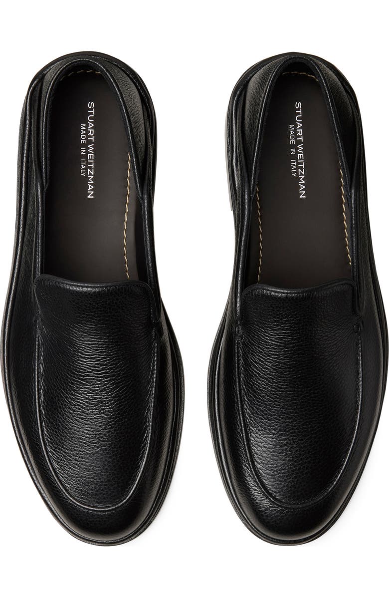 Stuart Weitzman Charley Loafer, Alternate, color, Black