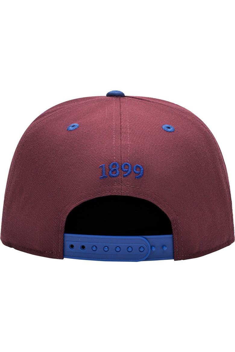 Men's Red Barcelona Tape Snapback Hat, Alternate, color, Red