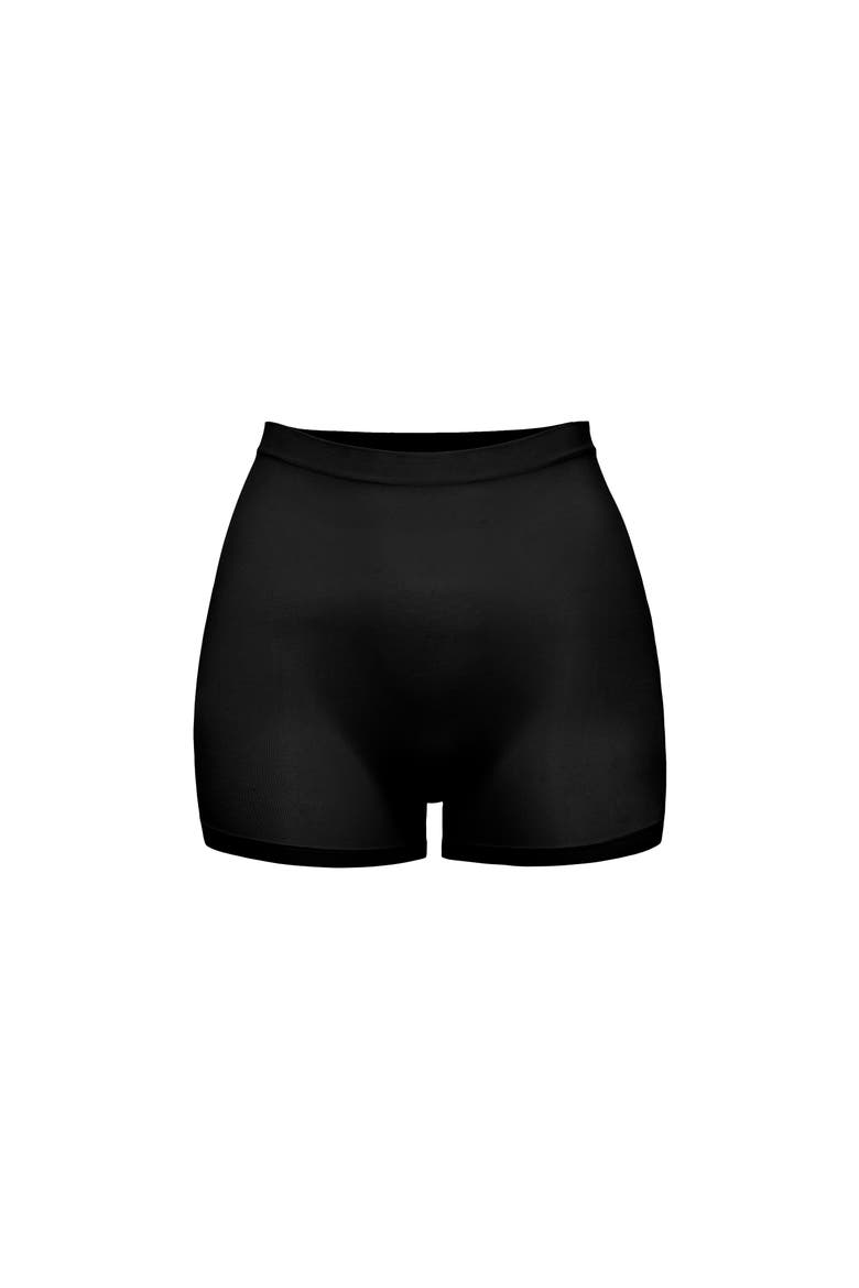 Seamless Forming Shorty Shorts, Alternate, color, Black