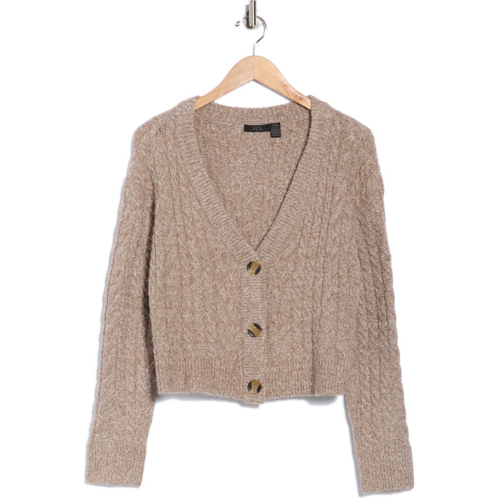 Rdi V-neck Crop Cagan In Neutral