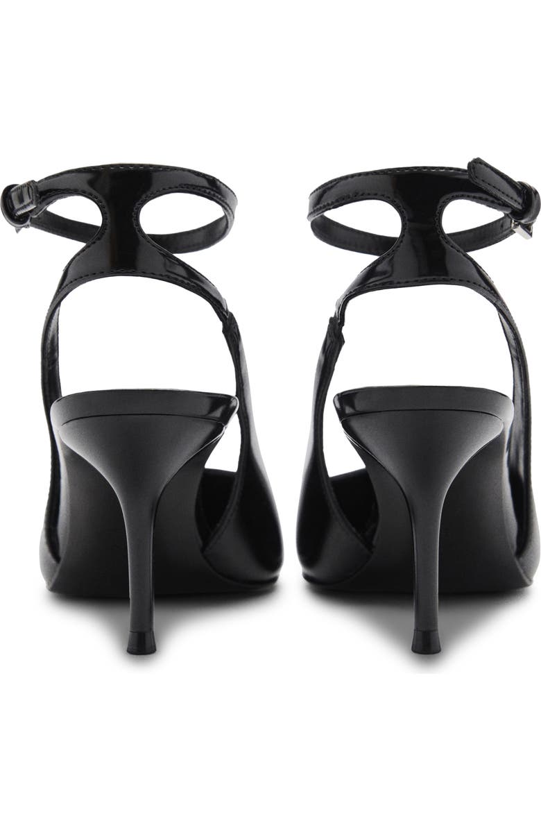 MANGO Ankle Strap Pointed Toe Pump, Alternate, color,