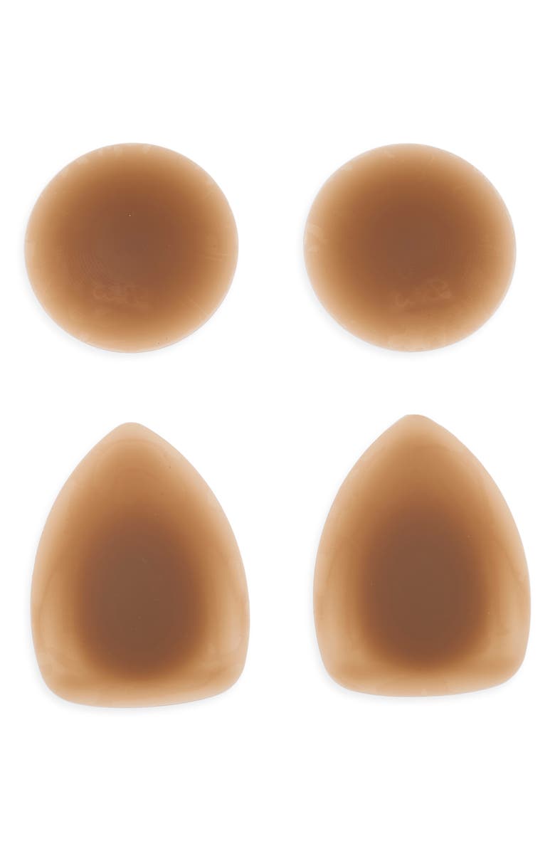 Bloo Perfect Pair Assorted 2-Pack Round & Triangle Nipple Covers, Main, color, Dark