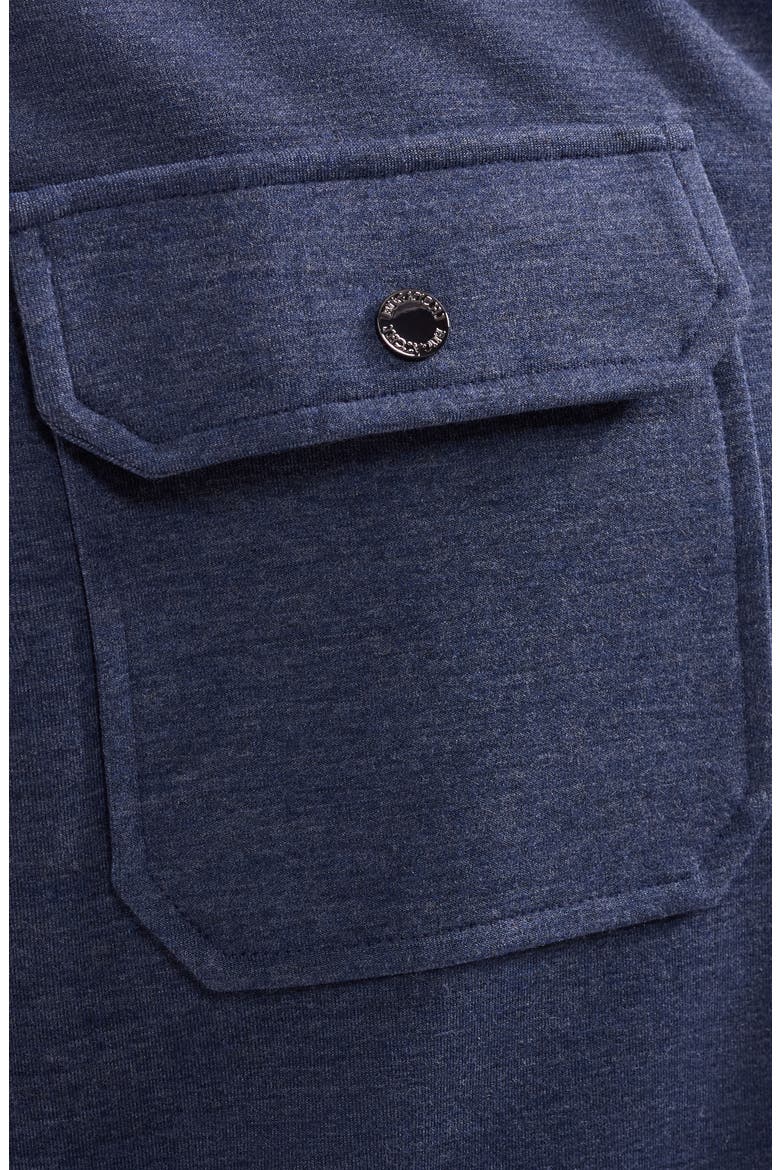 Soft Touch Snap-Up Shirt, Alternate, color, NAVY