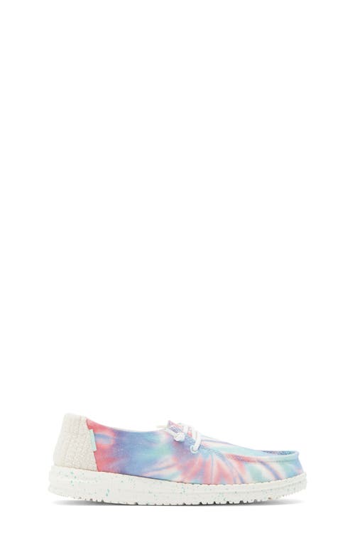 Hey Dude Wendy Moc Toe Sneaker In Rose Candy Tie Dye