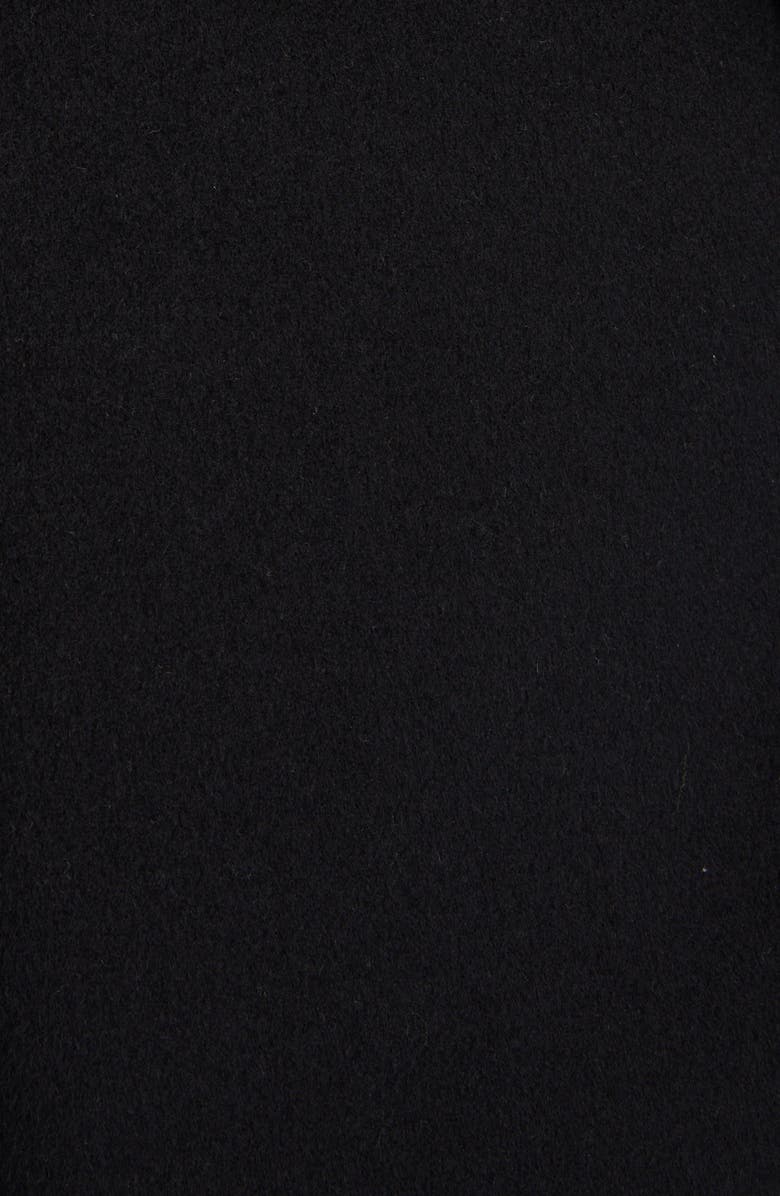 Acne Studios Belted Double Face Wool Coat, Alternate, color, Black