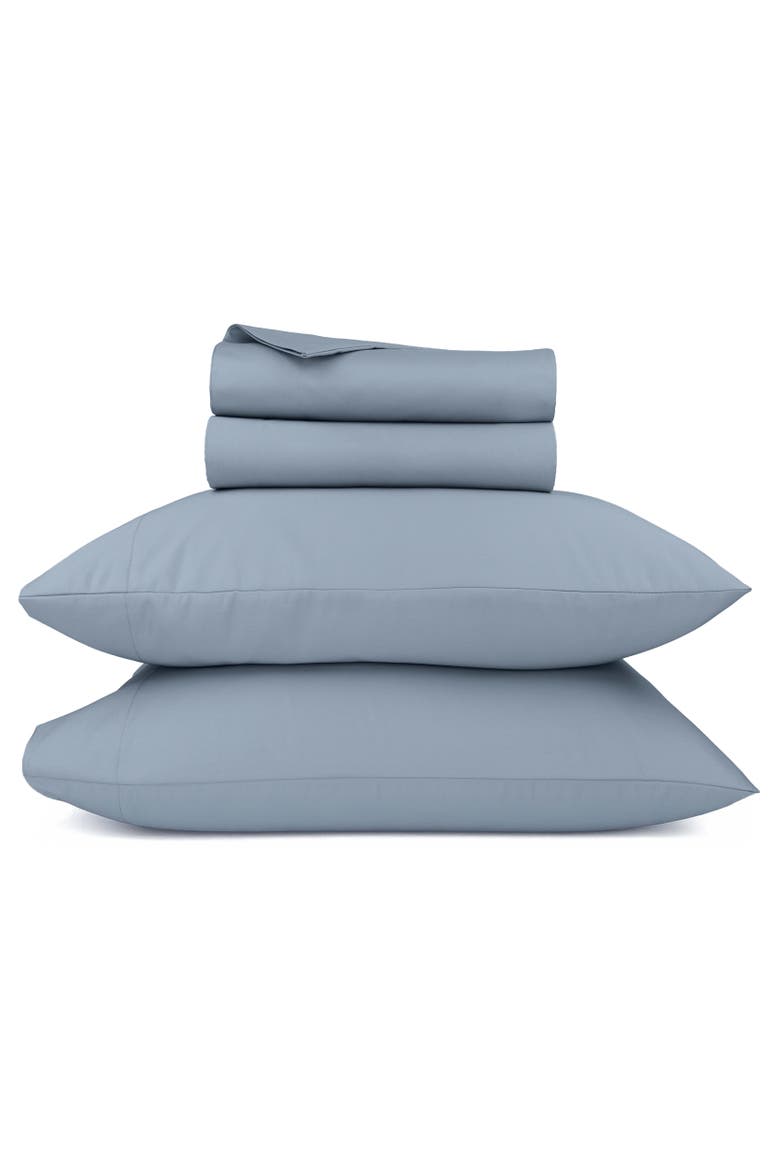 Grand Indulgence 1000 Thread Count 100% Cotton Sateen Sheet Set, Main, color, Blue
