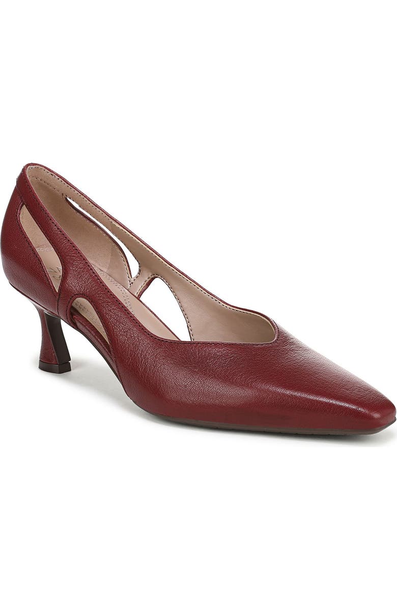 Naturalizer Gracie Pointed Toe Pump, Main, color, Cranberry Leather