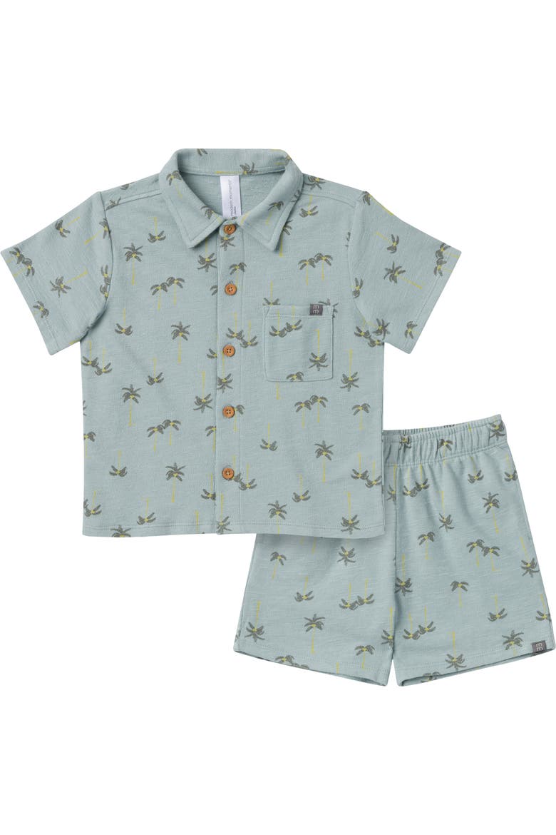 Resort Shirt and Shorts Set, Main, color, Blue