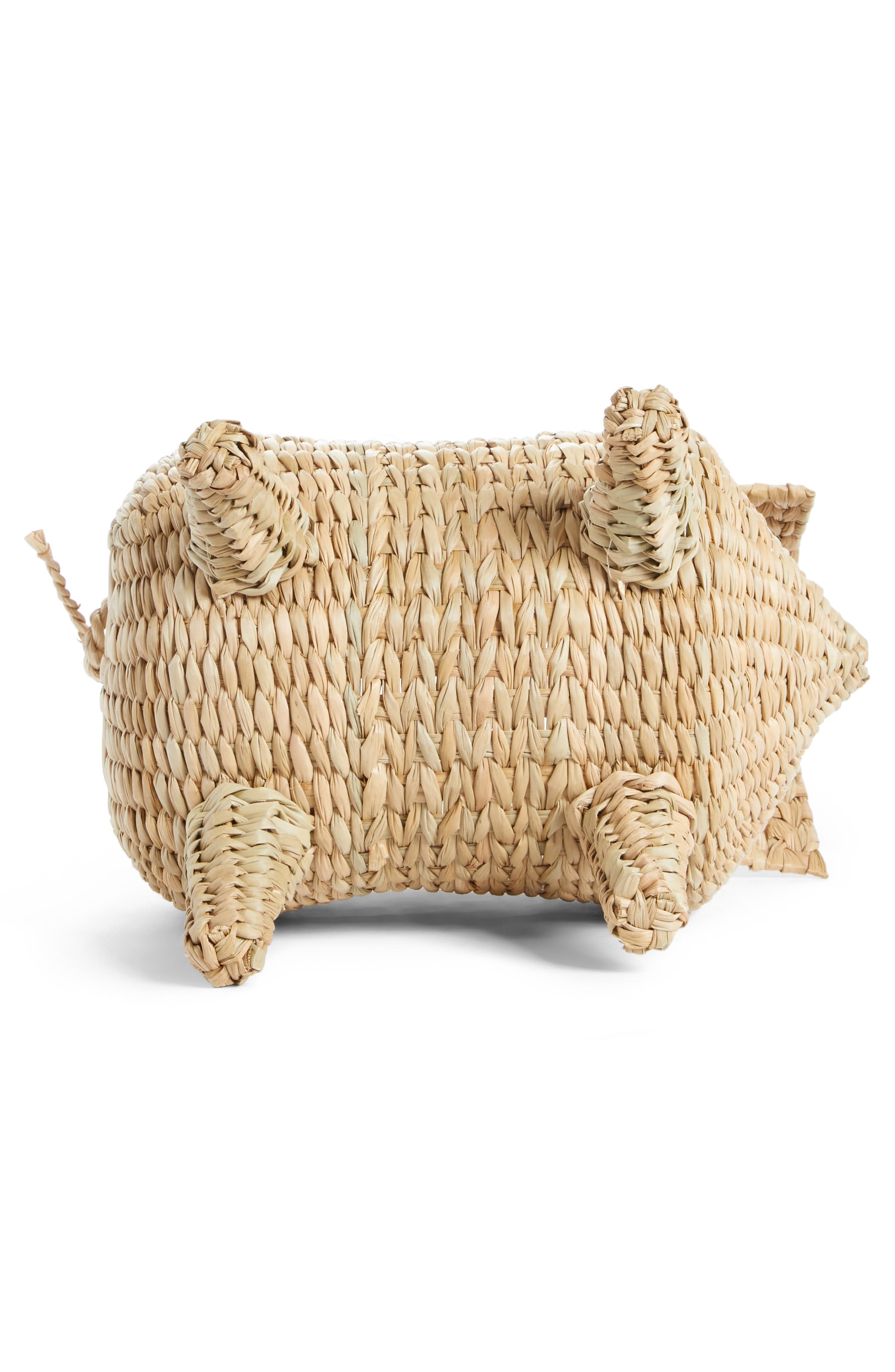 Cult Gaia The Babe Straw Bag, Alternate, color, 