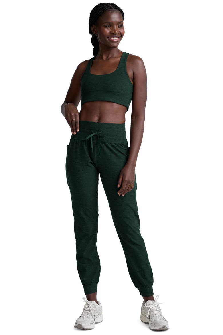 Go Pocket Space Dye Joggers, Alternate, color, DARK SPRUCE GREEN HEATHER