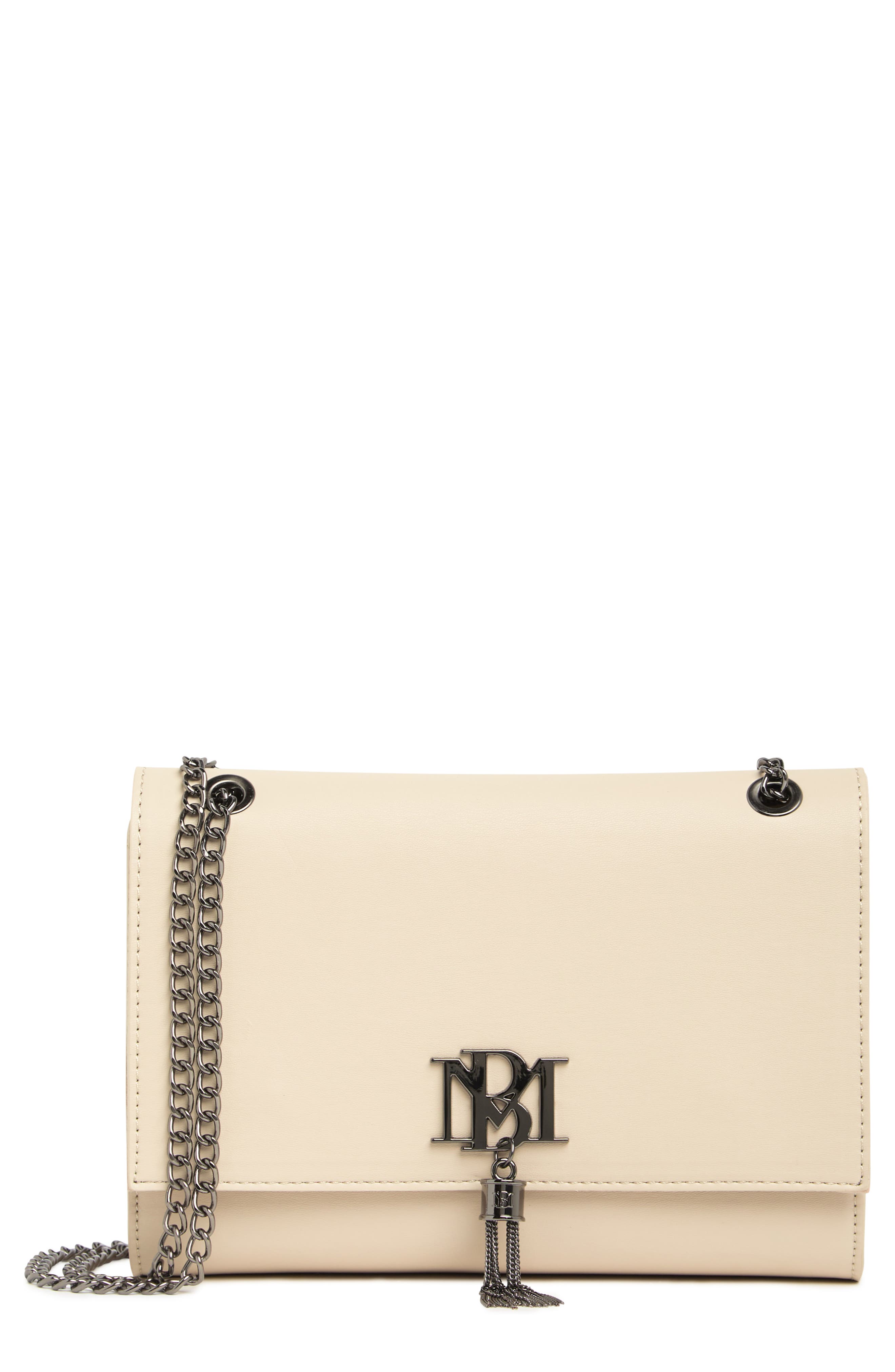 Tassel Crossbody Bag, Main, color, BUFF