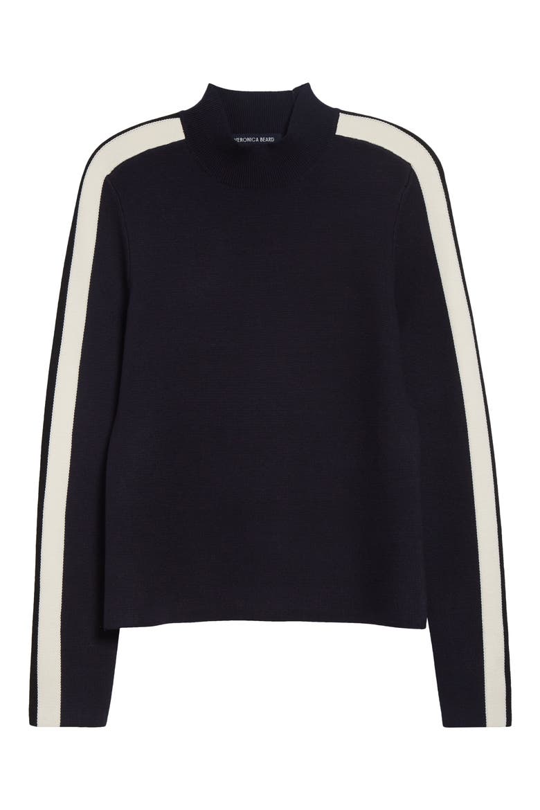 Asante Side Stripe Sweater, Alternate, color, NAVY