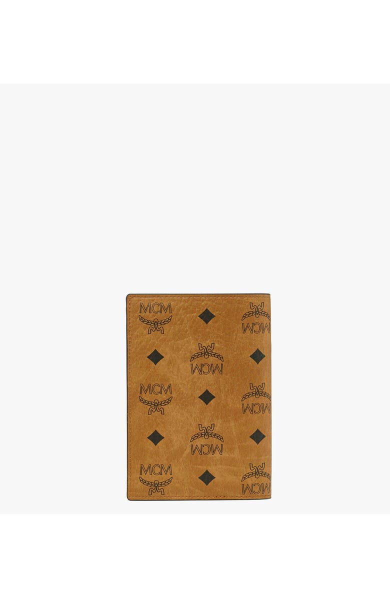 MCM Ottomar Passport Holder in Visetos, Alternate, color, Brown