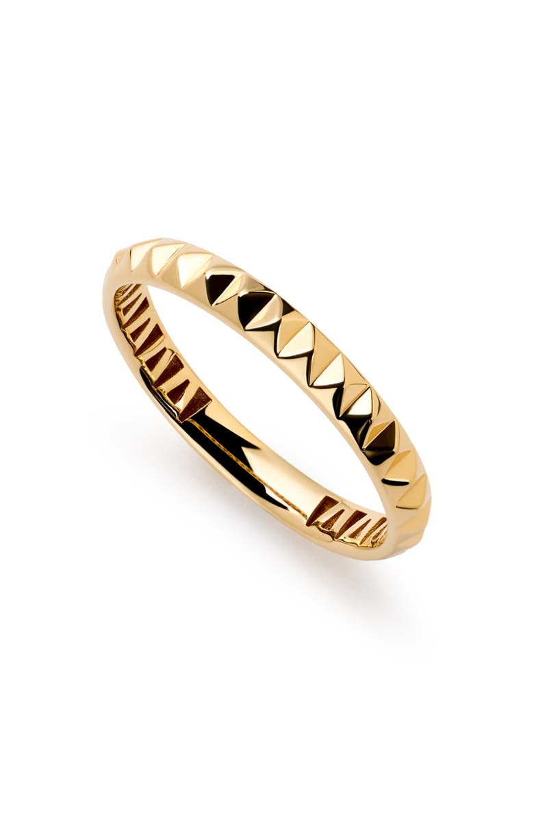 Ana Luisa Solid Yellow Gold - Slim Equinox Ring, Main, color, Gold