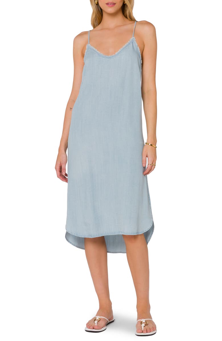 VELVET HEART Adjustable Strap Midi Tank Dress, Main, color, Visalia