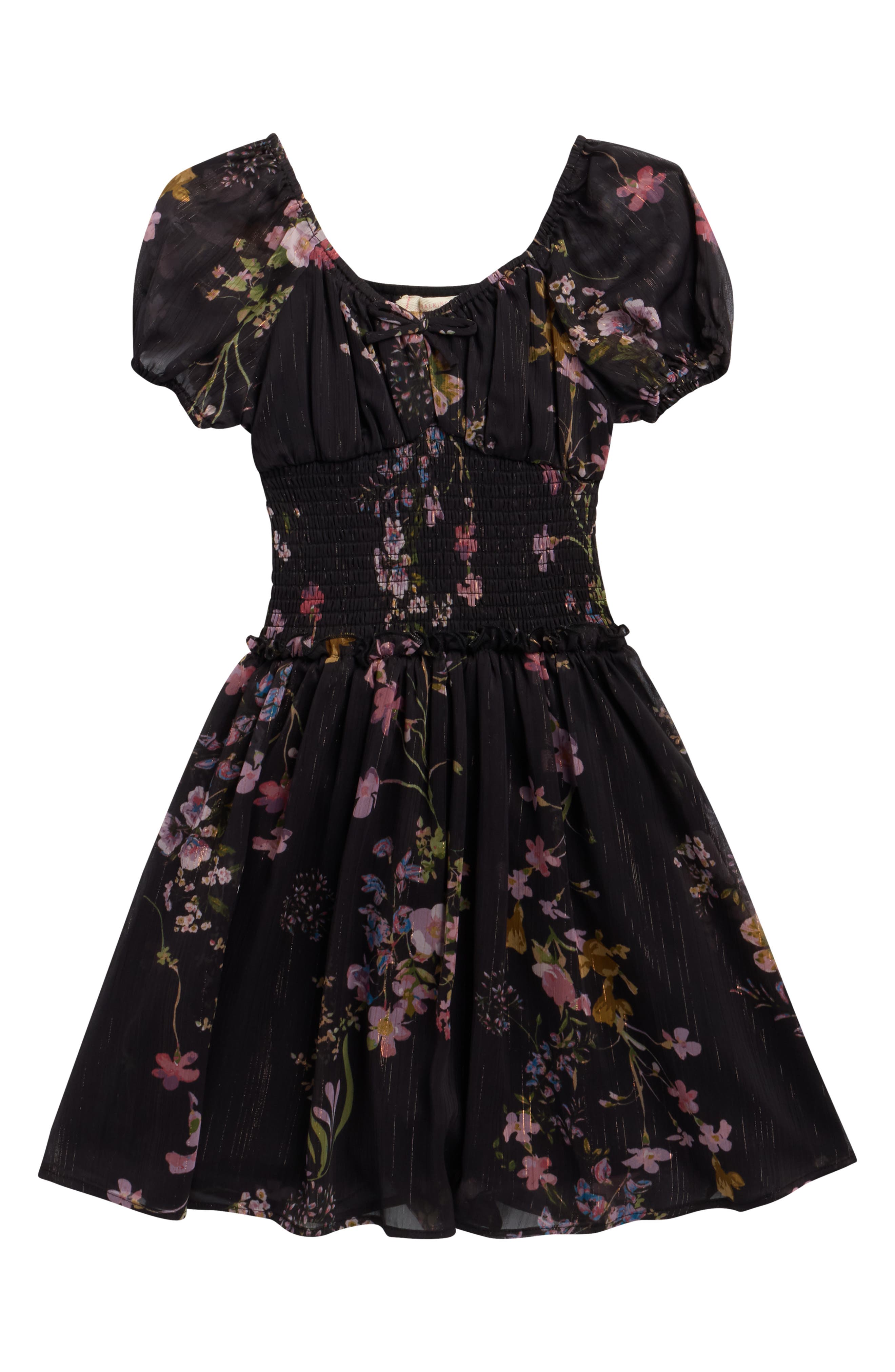 selected BLACK/ PINK FLORAL