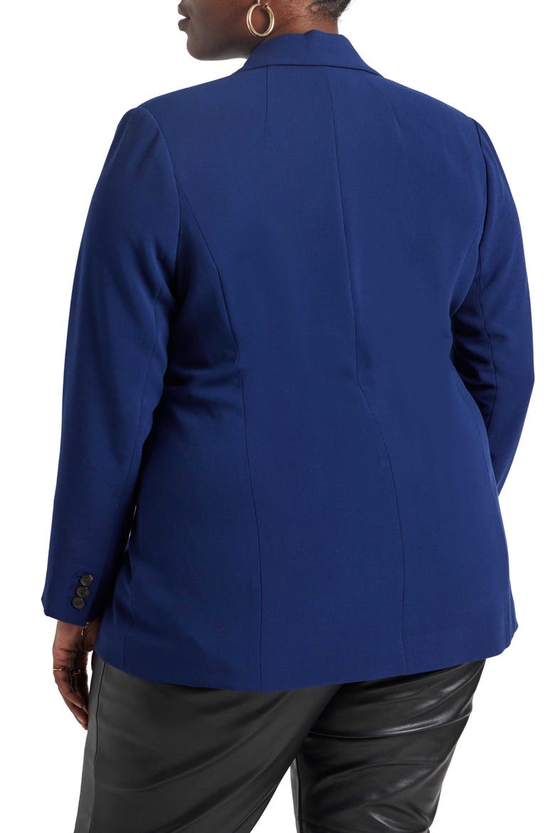 The 365 Semi Stretch Two Button Blazer, Alternate, color, OCEAN CAVERN