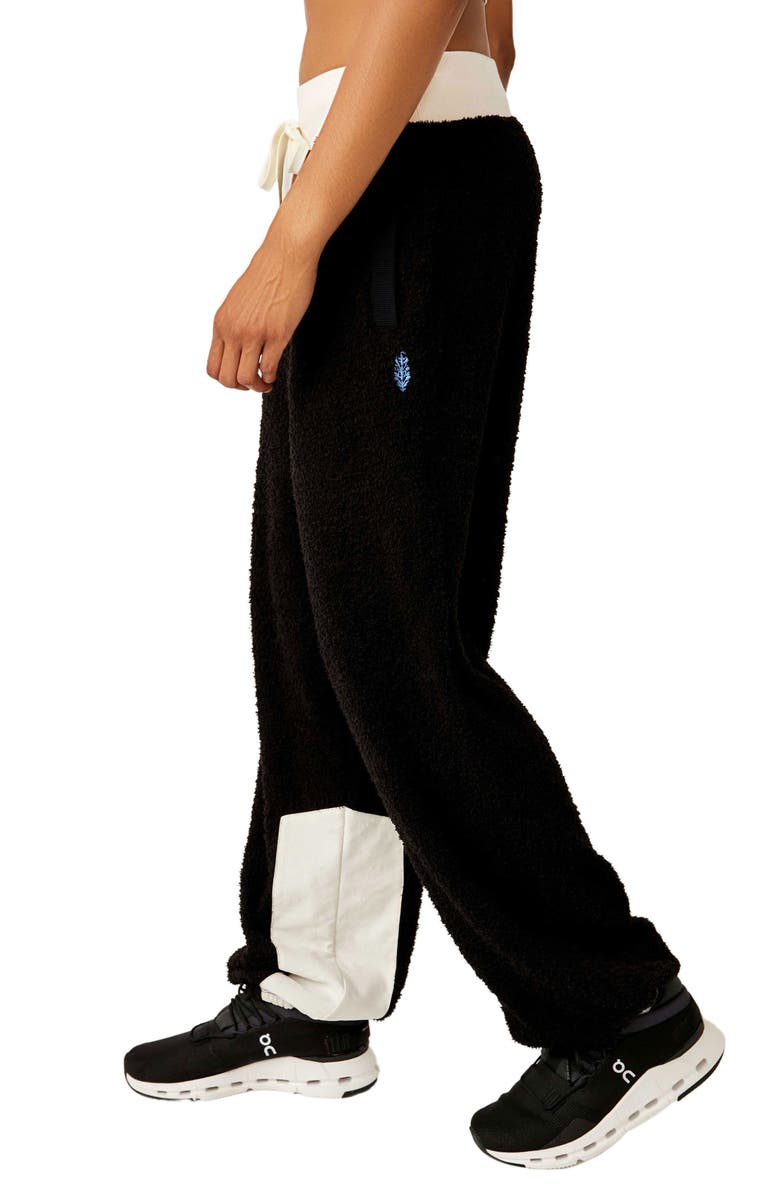 FP Movement by Free People Cuddle Up Fleece Tie Waist Pants, Alternate, color, 