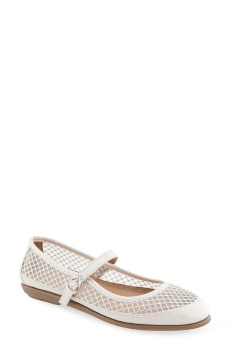 Baylee Mesh Mary Jane Flat (Women)