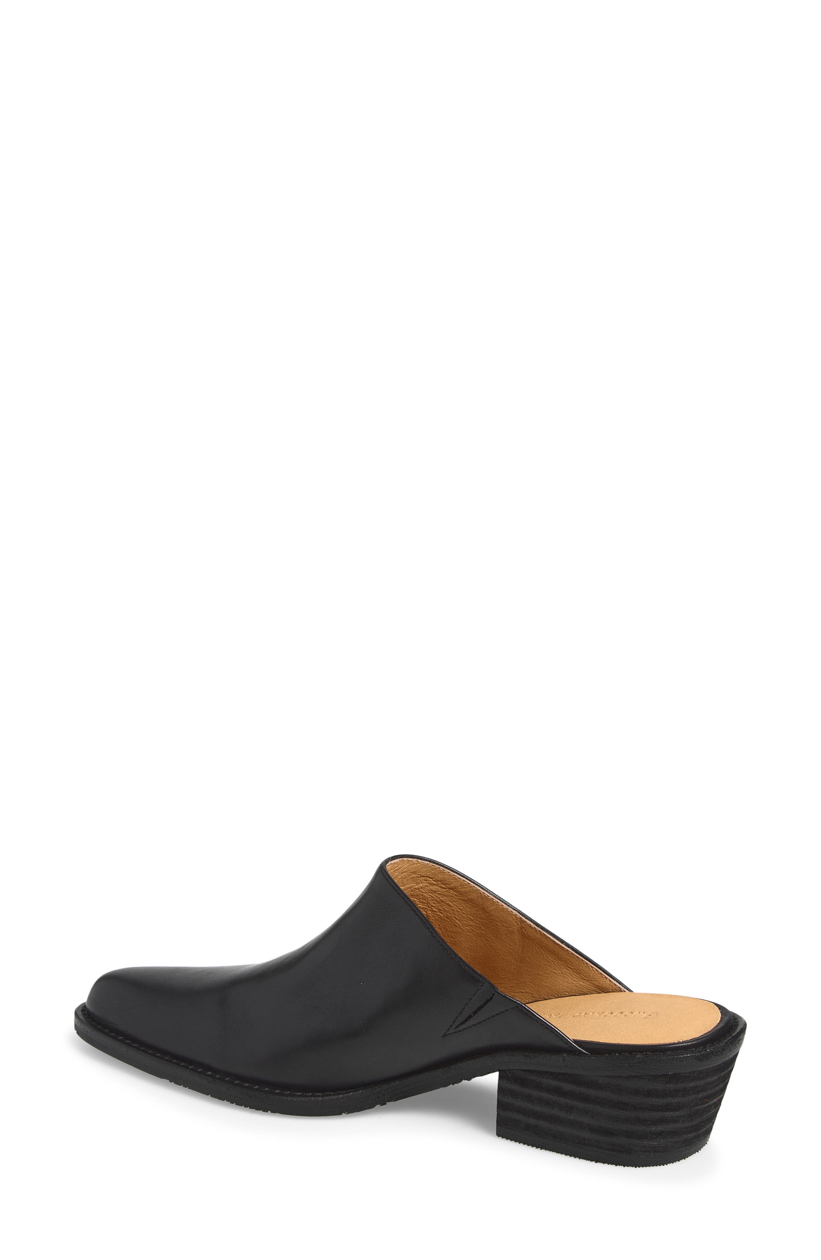 Kel Mule, Alternate, color, BLACK LEATHER
