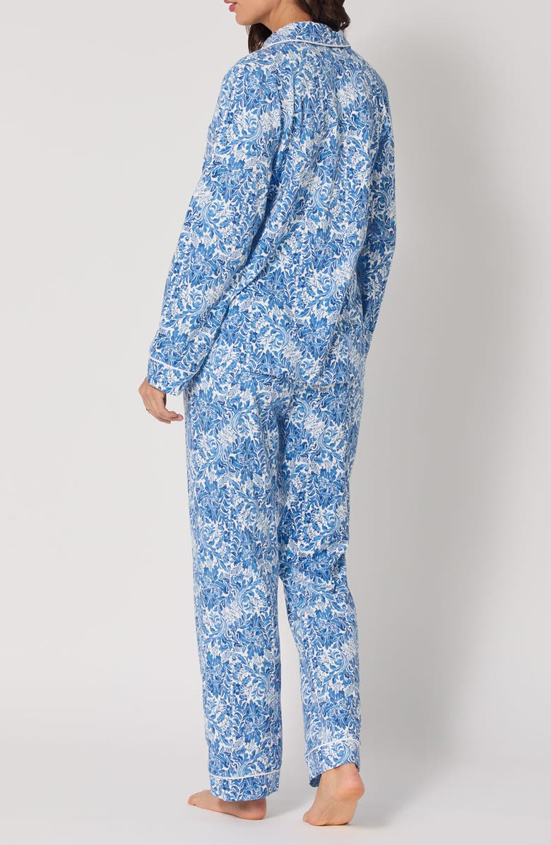 BedHead Pajamas Print Jersey Pajamas, Alternate, color, Dreamy Damask