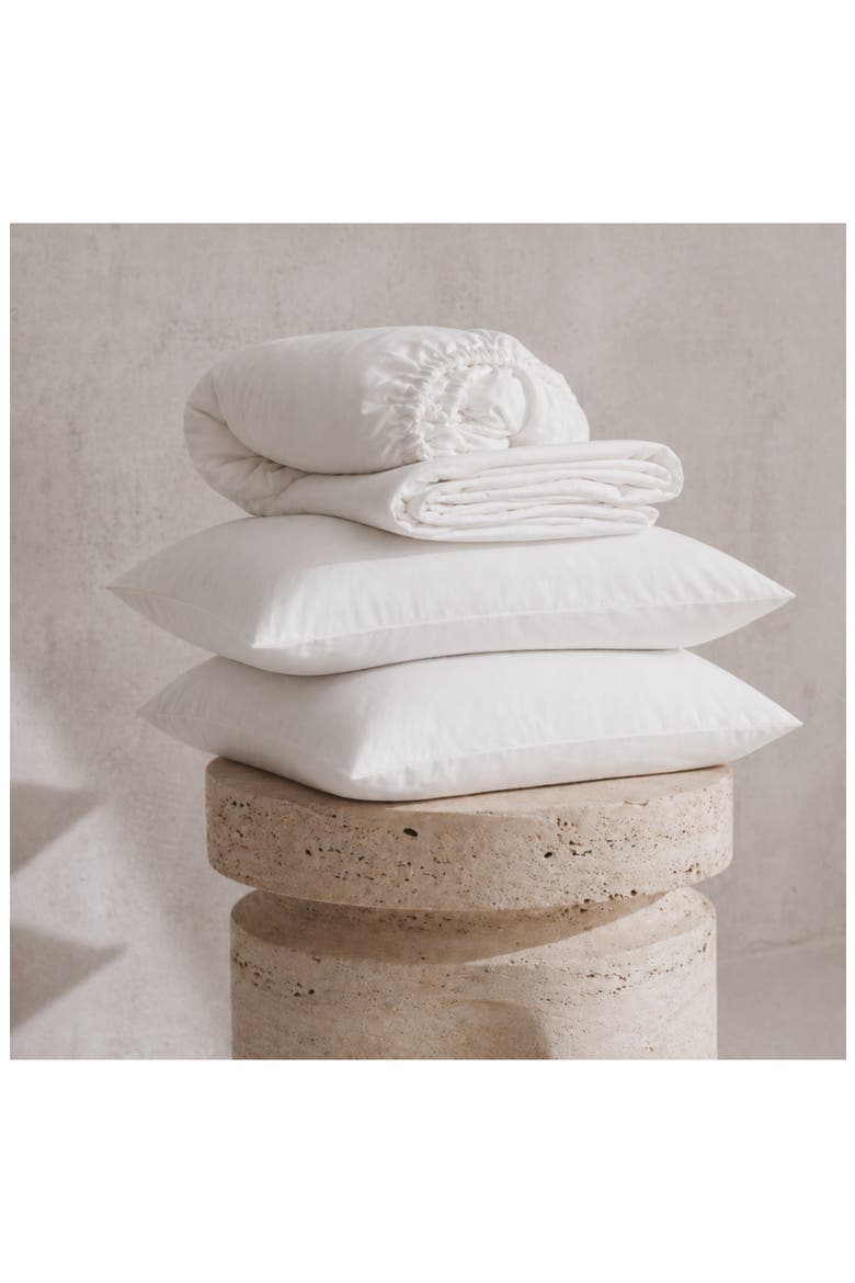 Sundaze Airy Tencel® Lyocell & Cotton Sheet Set, Alternate, color, WHITE