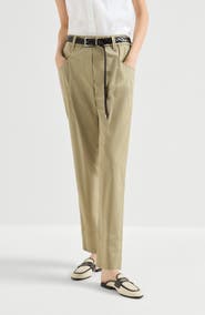 Brunello Cucinelli Five-pocket Track trousers