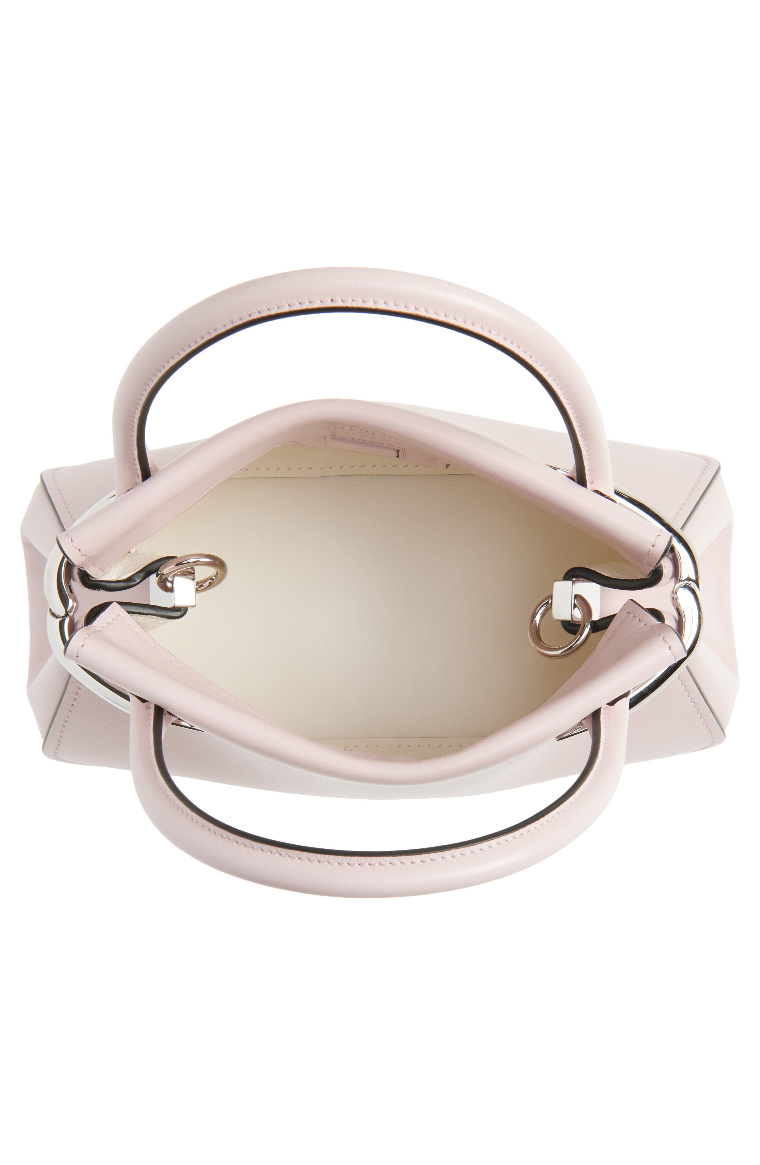 Givenchy Mini Pinch Leather Top Handle Bag, Alternate, color, Baby Pink