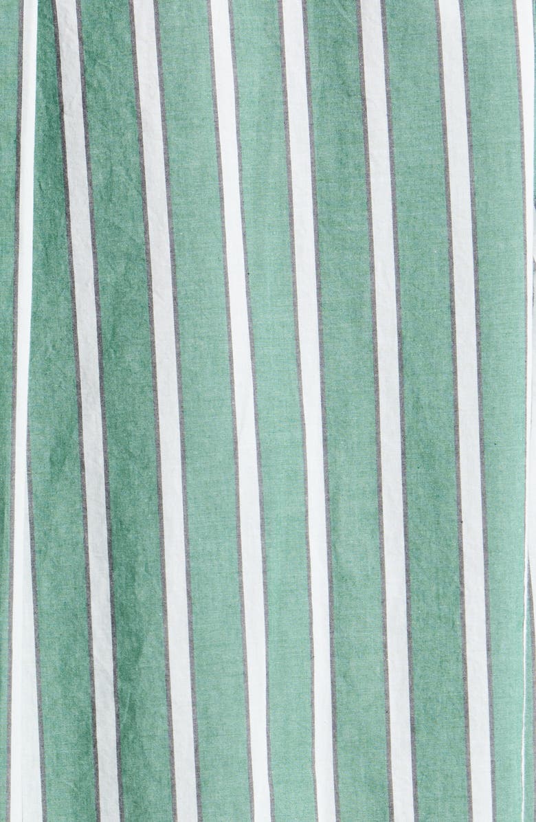 Lunya Airy Cotton & Silk Curved Hem Pajamas, Alternate, color, Giverny Stripe