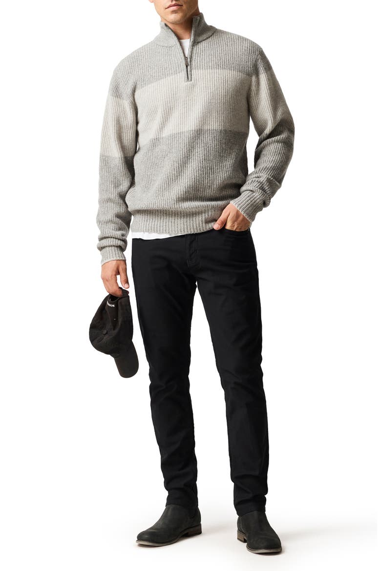 Hudson Half-Zip Sweater, Alternate, color, ASH