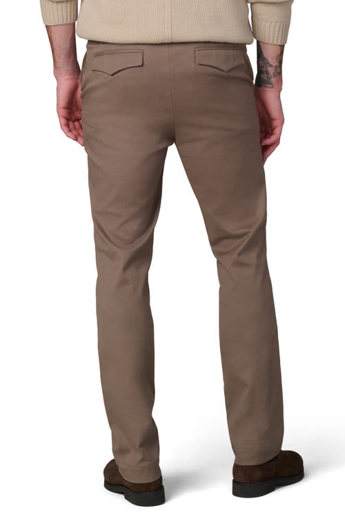 Joe's Skinny Fit Flat Front Cotton Twill Chinos In Brown